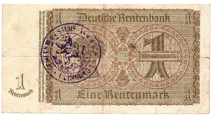 Germania 1 Mark 1937 P-137b Timbru de razboi Waffen SS Seria 4825916