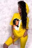 A654-9 Tinuta sport casual cu imprimeu