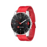 Cumpara ieftin Ceas Smartwatch XK Fitness F12S Pro cu Monitorizare Automata Puls, Tensiune, Oxigen, Somn, Memento sedentar, Moduri sportive, Calorii, Rosu