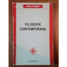 FILOSOFIE CONTEMPORANA. TEXTE ALESE, TRADUSE SI COMENTATE de ALEXANDRU BOBOC SI IOAN N. ROSCA