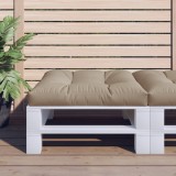 Cumpara ieftin Pernă pentru paleți, gri taupe, 70x70x12 cm, material textil
