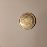 Di.130. Moneda 50 lei 1937 Nichel, Carol II