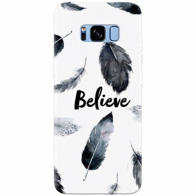 Husa silicon pentru Samsung S8 Plus, Believe foto