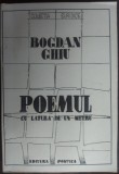 BOGDAN GHIU - POEMUL CU LATURA DE UN METRU (VERSURI, 1996) [DEDICATIE/AUTOGRAF]