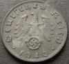 Moneda istorica 5 REICHSPFENNIG - GERMANIA NAZISTA, anul 1940 B * cod 2888, Europa