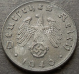Cumpara ieftin Moneda istorica 5 REICHSPFENNIG - GERMANIA NAZISTA, anul 1940 B * cod 2888, Europa