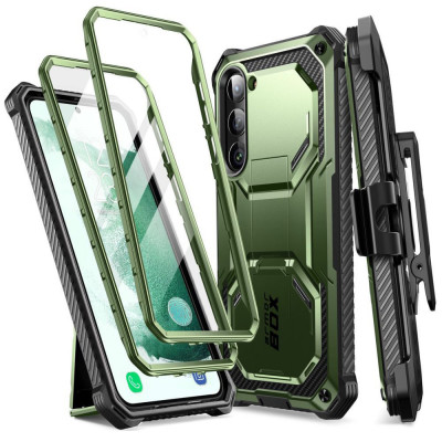 Husa pentru Samsung Galaxy S23 + Folie - I-Blason Armorbox - Guldan foto