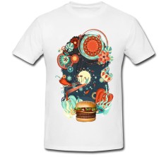 Tricou &amp;quot; Publicidad original de hamburguesas &amp;quot; foto