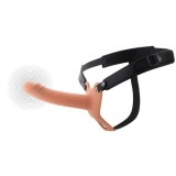 Dildo strap-on scobite - Dorinta Ascunsa Infern Strap-on cu Dildo Realist 18cm Scobit Gol in Interior cu Inel de Prindere de Testicule si...