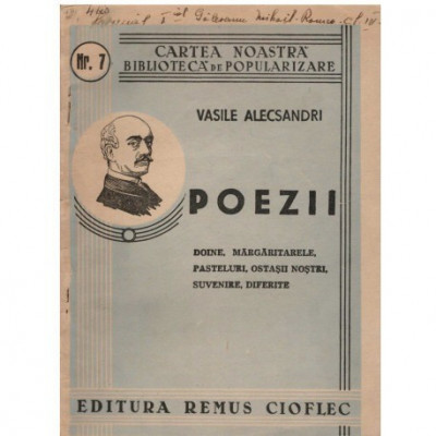 Vasile Alecsandri - Poezii - 123580 foto