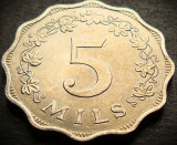 Cumpara ieftin Moneda exotica 5 MILS - MALTA, anul 1972 *cod 467 C = RARA in stare UNC, Europa