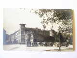 Carte poștala foto Brașov circulată 1930:Vila Kertsch,mașini de epocă,panouri publicitare