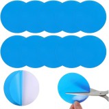 Set de 10 patch-uri pentru repararea piscinei Sunshine Smile, PVC, albastru, 7,5 x 7,5 cm