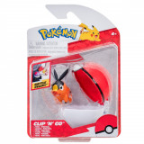 Figurina in bila Clip N Go Pokemon S2, Tepig si Poke Ball