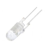LED 5mm verde 43000&divide;50000mcd 40&deg; cu parte frontală convexă