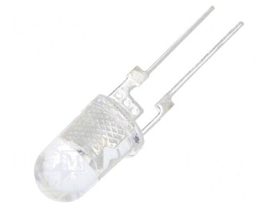 LED 5mm verde 43000&amp;divide;50000mcd 40&amp;deg; cu parte frontală convexă foto