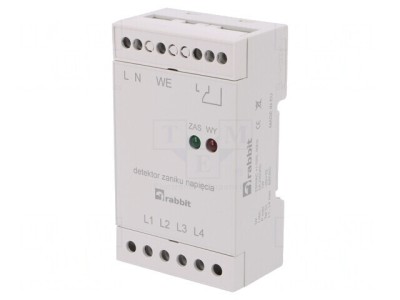 Releu Monitorizare Tensiune și Pierdere Fază 230V DZN foto