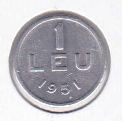 Romania 1 leu 1951