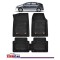 Covorase Auto TeamCar&reg; Tip Tavita Compatibile Toyota Prius II (2003-2009) Negru Material Rezistent