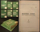 Rare 1973 2x BULETINUL TEHNIC si 4x BULETINUL INGINERILOR si TEHNICIENILOR MILITARI 6 periodice MApN RSR de UZ INTERN Tehnica Militara Armata