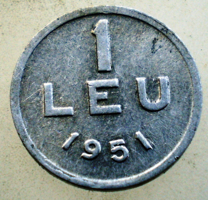 1.810 ROMANIA RPR 1 LEU 1951