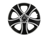 Cumpara ieftin Set 4 capace roti Bis Gri-Negru R16 pentru gama auto Citroen, Autohelix MSA