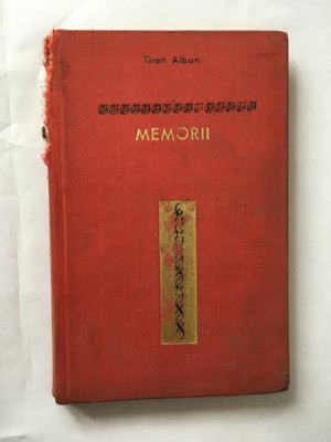 Memorii (Albani), Editura: Stiintifica Anul: 1969 Nr. pagini: 119 Stare: bună foto