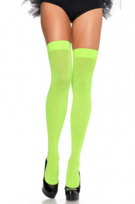 Ciorapi verzi femei, dres verde neon, S-L foto