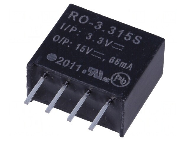 Convertor DC-DC 1W 3V la 15V 66mA