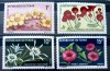 Ciad 1969 plante flori flora serie 4v Neștampilata, Nestampilat