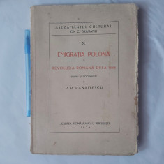 EMIGRATIA POLONA SI REVOLUTIA ROMANA DE LA 1848-P.P.PANAITESCU-1929 R3.