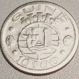 Cumpara ieftin 792 Guinea Bissau 10 escudos 1952 Overseas province of Portugual km 10 argint, Africa