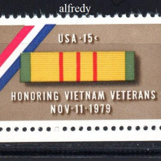 SUA 1979, Veterani Vietnam, serie neuzata, MNH