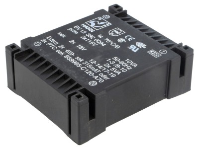 Transformator &amp;icirc;ncapsulat 10VA 115VAC 2x18V foto