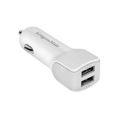 Alimentator USB A x2 auto 3.1A QC3.0 18W KM