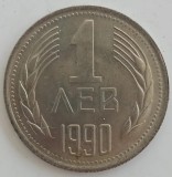 Moneda Bulgaria - 1 Lev 1990