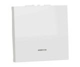 Intrerupator simplu cu led 2M Flexo Himel alb