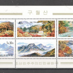 Coreea de Nord.2001 Muntii Kuwol-Bl. SC.305