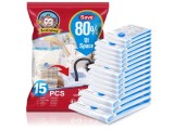 Cumpara ieftin Set 15 saci de depozitare in vid BoxLegend, reutilizabili, transparent - RESIGILAT