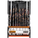 Cumpara ieftin Set 19 burghie pentru metal, HSS, 1-10 mm, Richmann Exclusive