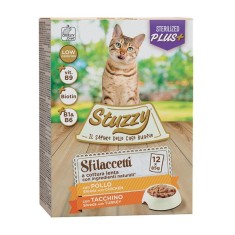 Stuzzy Cat Shreds MULTIPACK Sterilized chicken and turkey 12 x 85 g foto