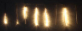 Ghirlanda luminoasa 8 turturi lumina alba cablu transparent WELL