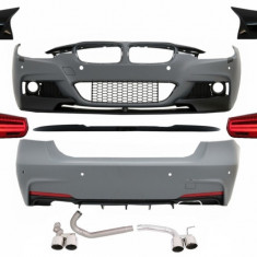 Pachet Exterior BMW Seria 3 F30 (2011-2019) M-Performance Design cu Capace oglinzi si Stopuri LED Dinamic Performance AutoTuning