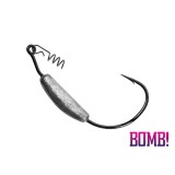 Carlige Delphin offset lestat BOMB! HeavyShank / 5pcs 3g 2/0