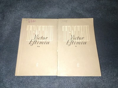 VICTOR EFTIMIU - TEATRU 2 VOL foto