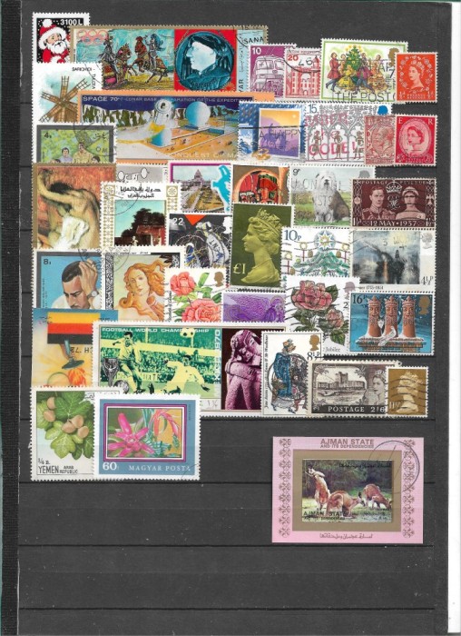 C5684 - Romania + lot timbre nesuzate,perfecta stare
