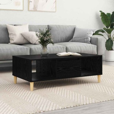 vidaXL cu depozitare cu ușă Stejar negru 103.5 x 60 x 35 cm Lemn compozit foto