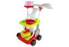 Set Curatenie Copii Cleaning Trolley cu 8 Accesorii Jucarie, Multicolor LeanToys - Carucior, Mop, Matura, Aspirator - Imitatie, +3 ani