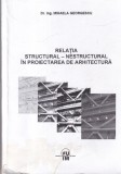 Mihaela Georgescu - Relatia structural-nestructural in proiectarea de (2006) - Carti Arhitectura, brosata, 377 pagini, stare buna, 13x20 cm