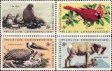 Statele Unite 1972 - Conservarea faunei salbatice, serie neuzata